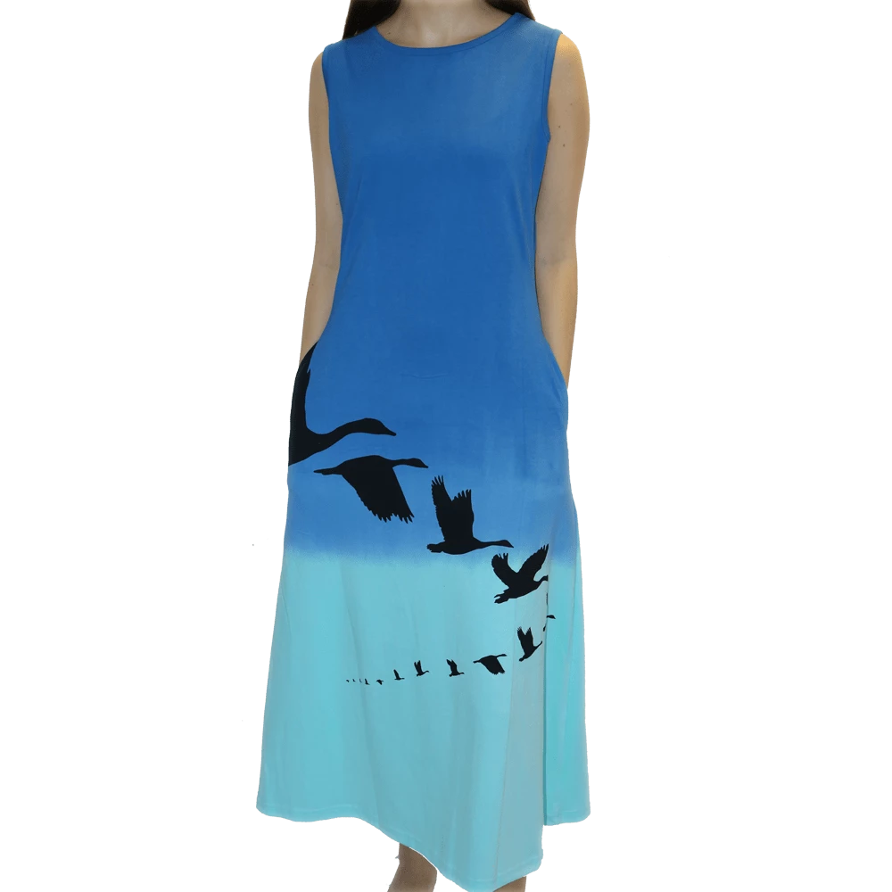 Brothers Knit Garments Echelon Migration Anne Dress 1 Brothers Knit Garments Echelon Migration Anne Dress