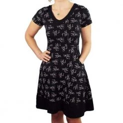 Svaha Apparel Circuit Diagrams Fit & Flare Dress Shop By Interest