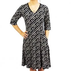 Svaha Apparel Famous Bridges Fit & Flare Dress