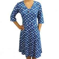 Svaha Apparel Simple Machines Polka Dots Fit & Flare Dress Shop By Interest