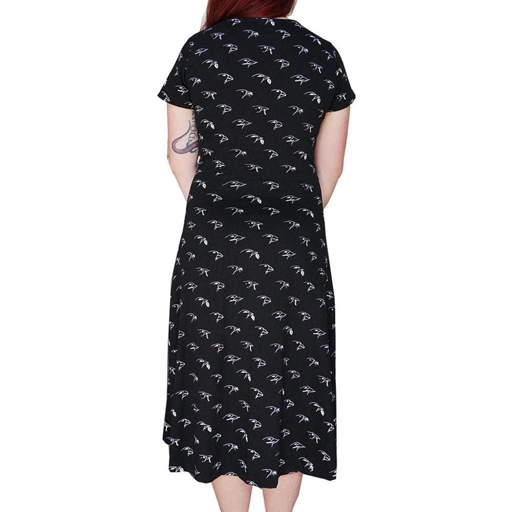 Svaha Apparel Darwin's Finches Faux Wrap Grace Dress Shop By Interest 3 Svaha Apparel Darwin's Finches Faux Wrap Grace Dress Shop By Interest