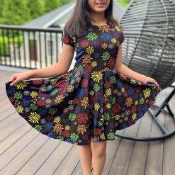 Brothers Knit Garments Fireworks Kids Twirl Dress Kids & Babies