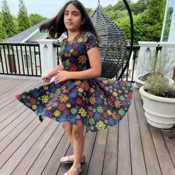 Brothers Knit Garments Fireworks Kids Twirl Dress Kids & Babies