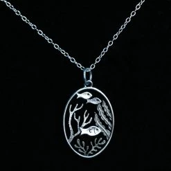 Hannah Catherines Fintastic Friends Sterling Silver Necklace Accessories