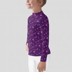 Svaha Apparel Floral Galactic Custom Kids Rash Guard Kids & Babies 5 Svaha Apparel Floral Galactic Custom Kids Rash Guard Kids & Babies
