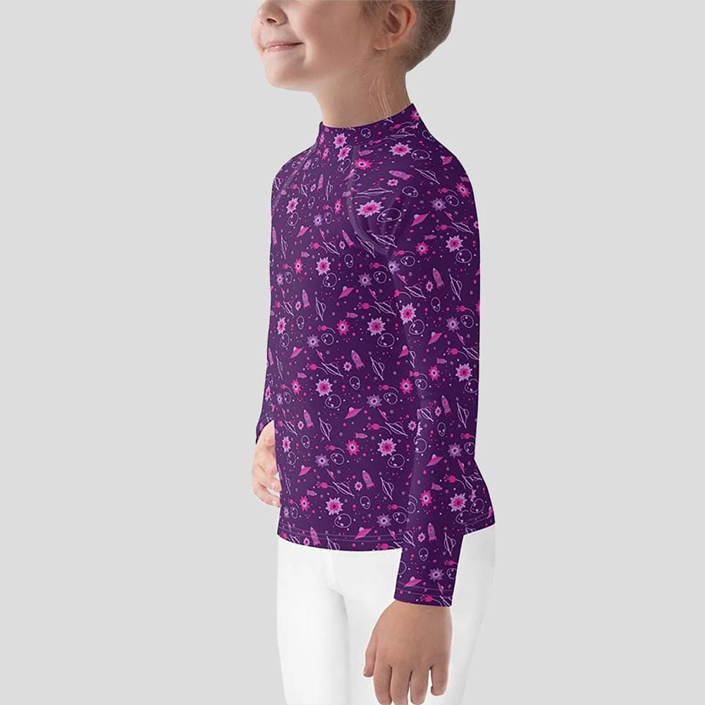 Svaha Apparel Floral Galactic Custom Kids Rash Guard Kids & Babies 3 Svaha Apparel Floral Galactic Custom Kids Rash Guard Kids & Babies