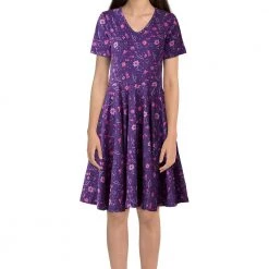 Brothers Knit Garments Shop By Interest Floral Galactic Rachel Dress