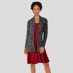 Brothers Knit Garments Adults Geometry Burnout Cardigan