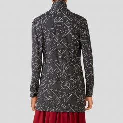 Brothers Knit Garments Adults Geometry Burnout Cardigan