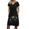 Brothers Knit Garments Retro Solar System Glow-in-the-Dark Rosalind Dress