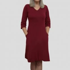 Brothers Knit Garments Garnet Rosalind Dress