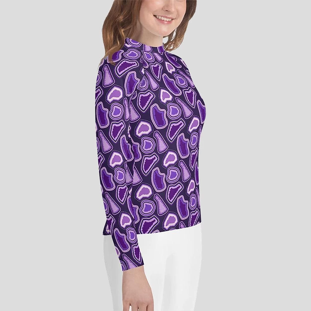 Svaha Apparel Geode Custom Youth Rash Guard 3 Svaha Apparel Geode Custom Youth Rash Guard