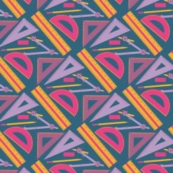 Brothers Knit Garments Geometry Instruments Kids Twirl Dress [FINAL SALE]