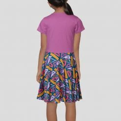Brothers Knit Garments Geometry Instruments Kids Twirl Dress [FINAL SALE]