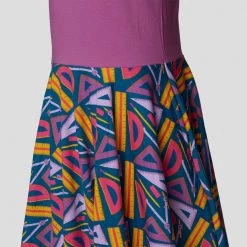 Brothers Knit Garments Geometry Instruments Kids Twirl Dress [FINAL SALE]