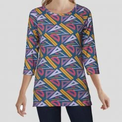 Brothers Knit Garments Geometry Instruments Maria Tunic Top [FINAL SALE]