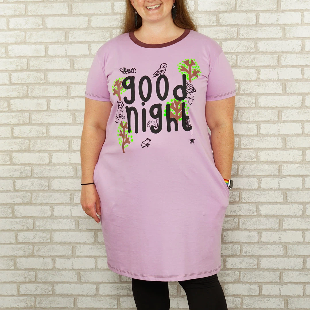 Vea International New (Pre-order) Good Night Glow-in-the-Dark Nightshirt 1 Vea International New (Pre-order) Good Night Glow-in-the-Dark Nightshirt