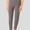 Stretch Garments Granite Grey Adults Athletic Fit Leggings With Pockets