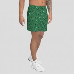 Svaha Apparel Green Circuit Board Custom Athletic Shorts
