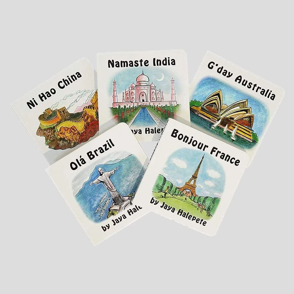 Svaha Apparel "Hello World" Baby Books Set Babies 1 Svaha Apparel "Hello World" Baby Books Set Babies