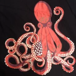 Svaha Apparel White-Spotted Octopus Glow-in-the-Dark Ruby Dress Shop By Interest