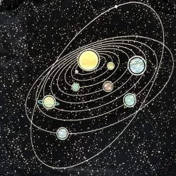 Brothers Knit Garments Retro Solar System Glow-in-the-Dark Rosalind Dress