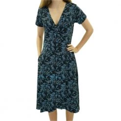 Brothers Knit Garments Illustrated Constellations Glow-in-the-dark Faux Wrap Grace Dress Shop By Interest