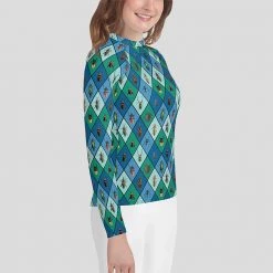 Svaha Apparel Kids & Babies Insect Argyle Custom Youth Rash Guard