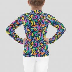 Svaha Apparel Koi Pond Custom Kids Rash Guard Kids & Babies