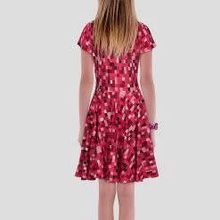 Brothers Knit Garments Kids & Babies Love You To “Bits” Kids Twirl Dress