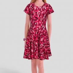 Brothers Knit Garments Kids & Babies Love You To “Bits” Kids Twirl Dress