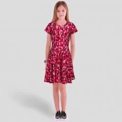 Brothers Knit Garments Kids & Babies Love You To “Bits” Kids Twirl Dress