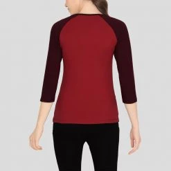 Stretch Garments Adults Mamie Phipps Clark Raglan Top [FINAL SALE]
