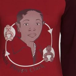 Stretch Garments Adults Mamie Phipps Clark Raglan Top [FINAL SALE]