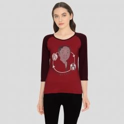 Stretch Garments Adults Mamie Phipps Clark Raglan Top [FINAL SALE]