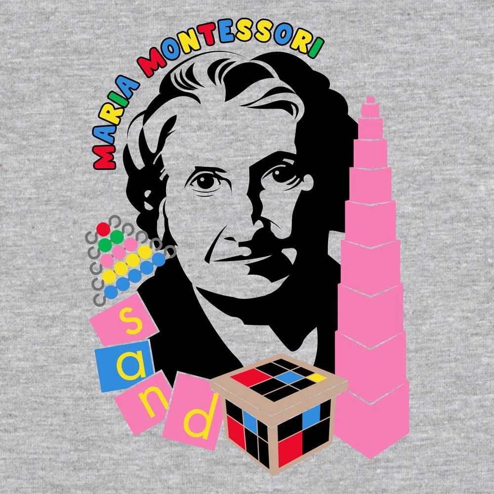 Svaha Apparel Maria Montessori Custom Relaxed T-Shirt 2 Svaha Apparel Maria Montessori Custom Relaxed T-Shirt