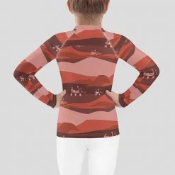 Svaha Apparel Kids & Babies Mars Landing Custom Kids Rash Guard