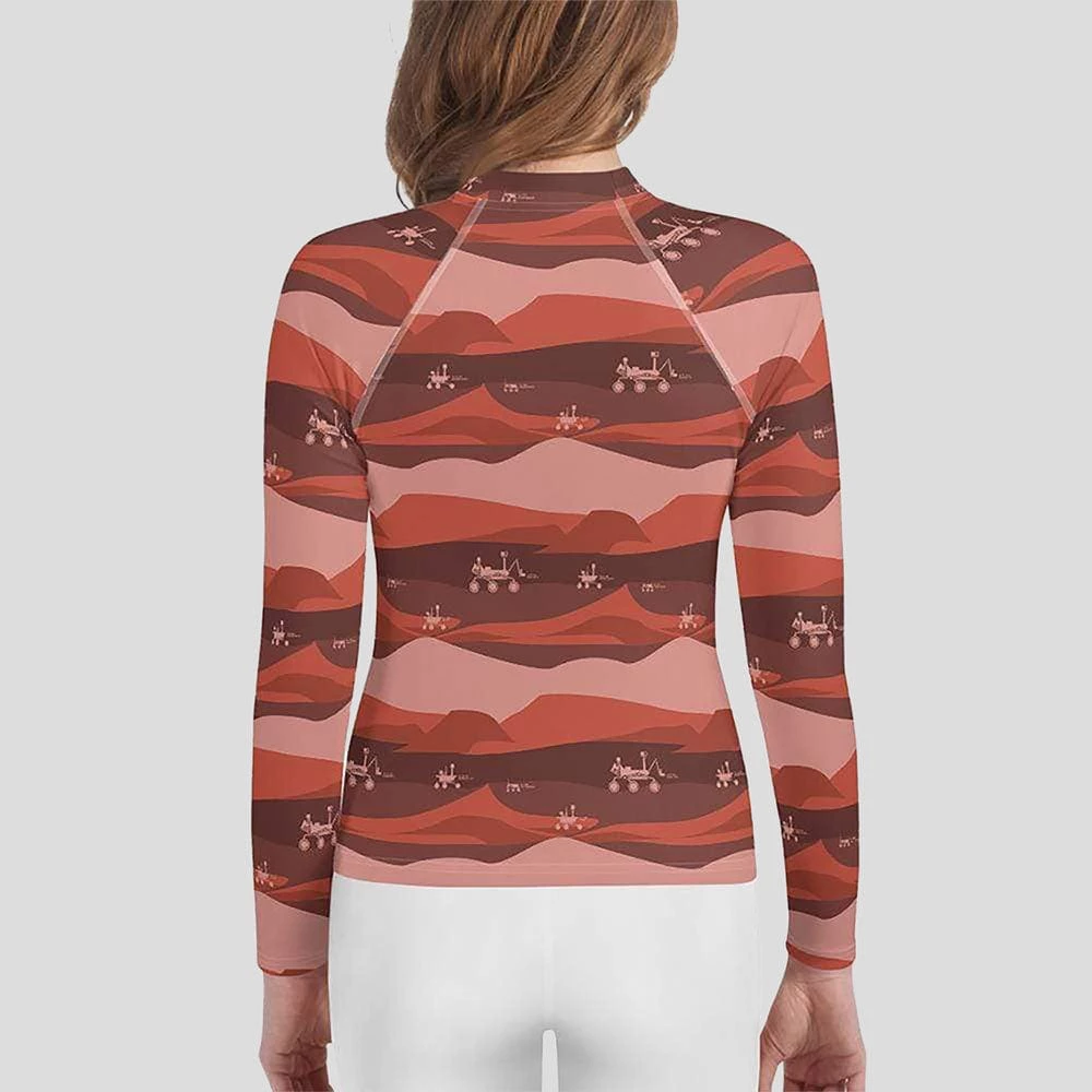 Svaha Apparel Mars Landing Custom Youth Rash Guard Kids & Babies 2 Svaha Apparel Mars Landing Custom Youth Rash Guard Kids & Babies