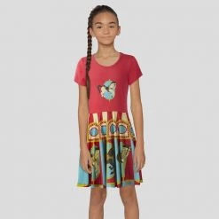 Brothers Knit Garments Merry-Go-Round Kids Twirl Dress [FINAL SALE]