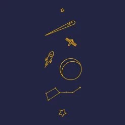 Svaha Apparel Minimal Space Custom Unisex T-Shirt T-Shirts