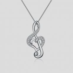 Haifeng YaFeiNi Jewelry Co.,Ltd Accessories Music Love Sterling Silver Necklace