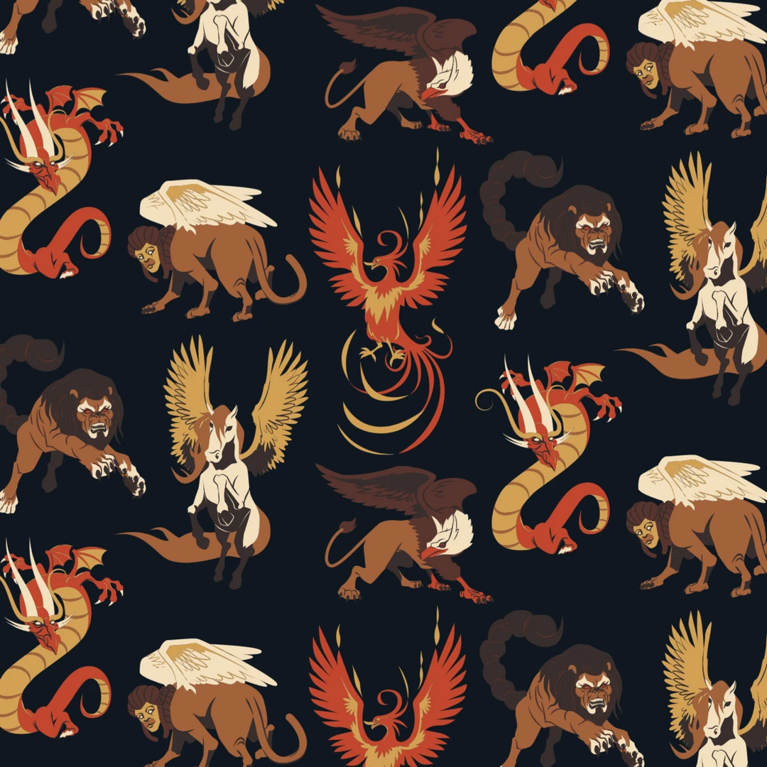 Brothers Knit Garments Matching Family Sets Mythical Beasts Doll Dress 4 Brothers Knit Garments Matching Family Sets Mythical Beasts Doll Dress