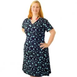 Svaha Neurons Glow-in-the-Dark Fit & Flare Dress