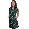 Svaha Neurons Glow-in-the-Dark Fit & Flare Dress