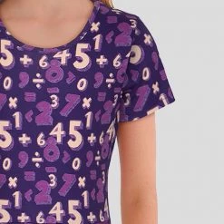 Brothers Knit Garments Number Doodles Kids Twirl Dress 8 Brothers Knit Garments Number Doodles Kids Twirl Dress