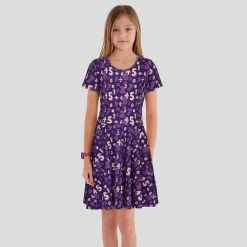 Brothers Knit Garments Number Doodles Kids Twirl Dress