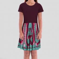 Brothers Knit Garments Matching Family Sets Octopus Kids Twirl Dress