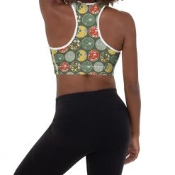 Svaha Apparel Underwear & Swimwear Petri Dish Custom Padded Sports Bra