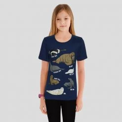 Brothers Knit Garments Pinnipeds Kids T-shirt 7 Brothers Knit Garments Pinnipeds Kids T-shirt