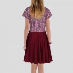 Brothers Knit Garments Matching Family Sets Prime Numbers Kids Twirl Dress [FINAL SALE]